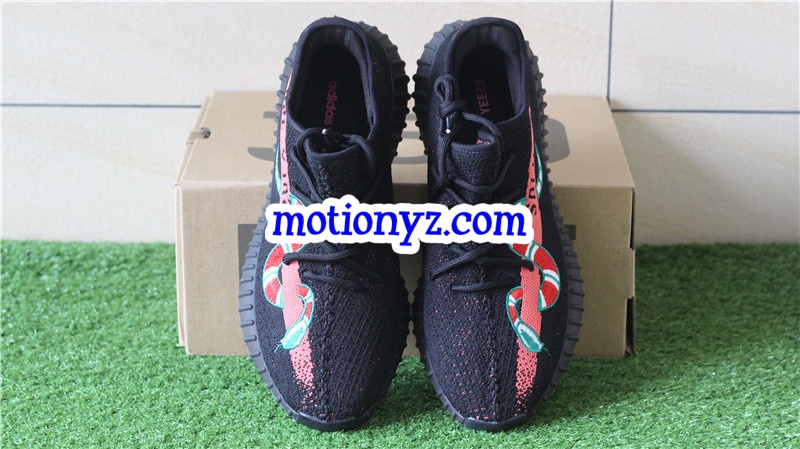 Yeezy Boost 350 V2 Snakes Black Red